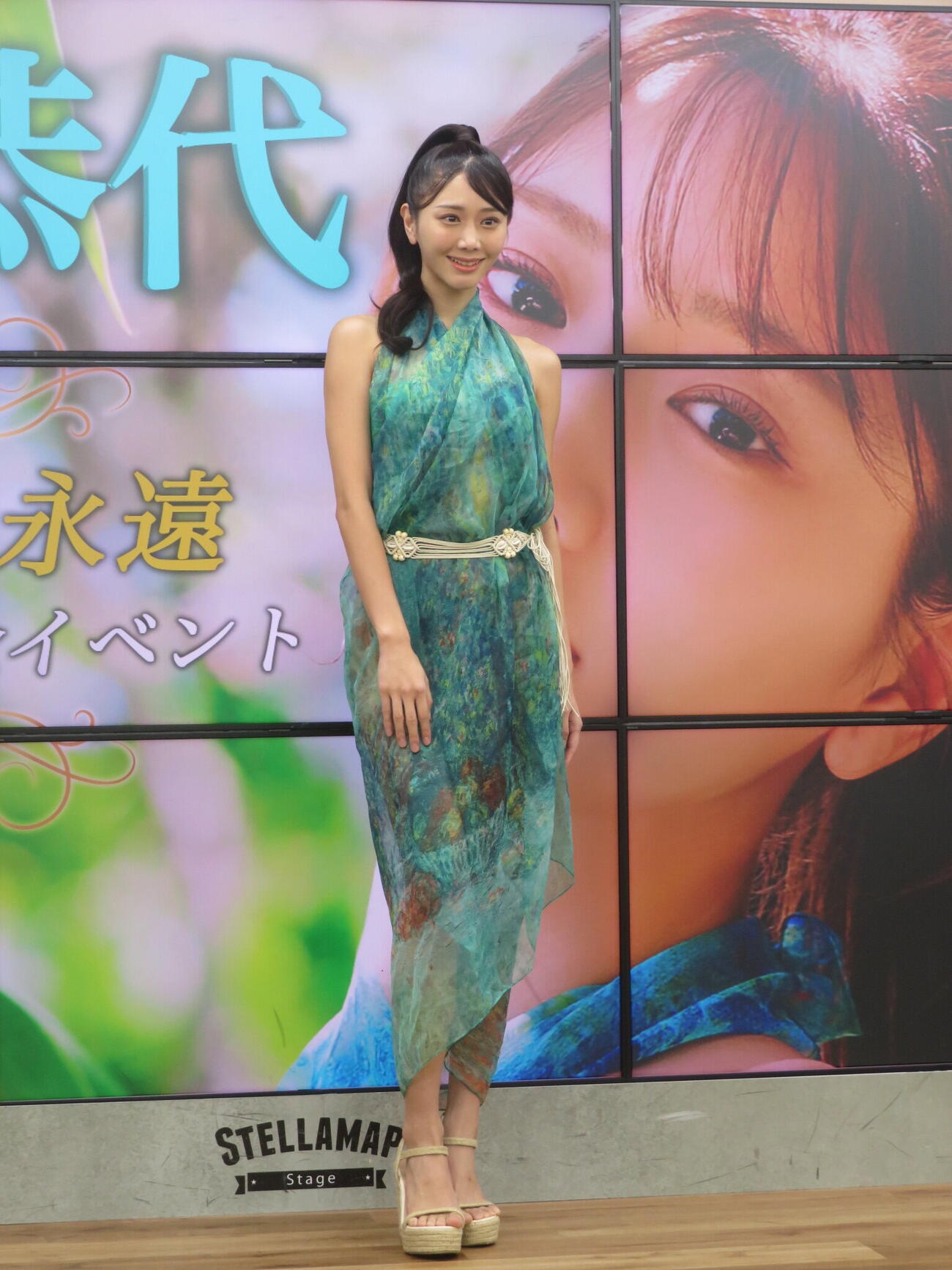 ラストDVD＆BD「君の名は永遠」発売記念イベントに出席した斎藤恭代（撮影・川田和博）