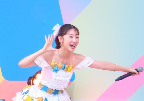 柏木由紀、大粒の汗流し熱唱　アイドル活動続ける理由明かす「この日のために」２年連続ソロ出演