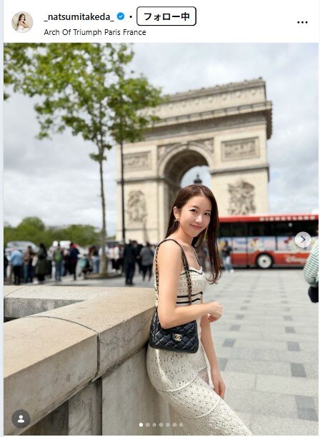 武田奈津美のインスタグラムから