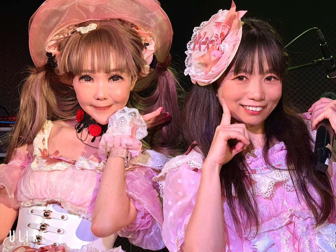 ミリオンキッスの恵中瞳（左）とカンパーニュ楓