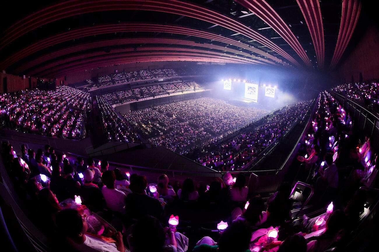 2度目のアリーナツアー「ME：I WAY」東京公演の会場（C）LAPONE GIRLS