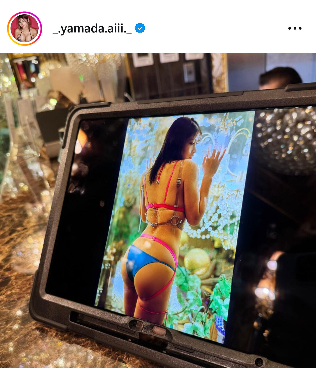 山田あいのインスタグラムから