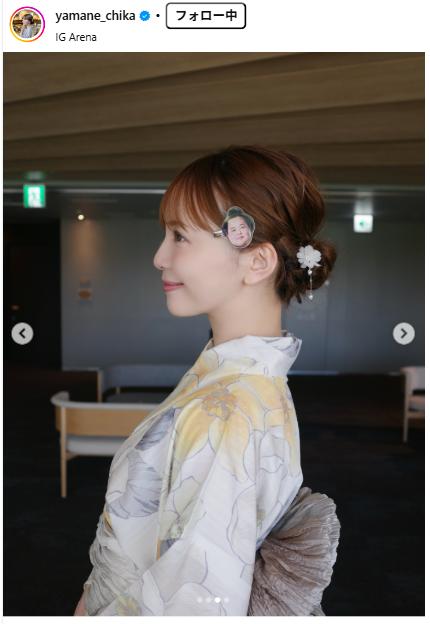 山根千佳のインスタグラムから