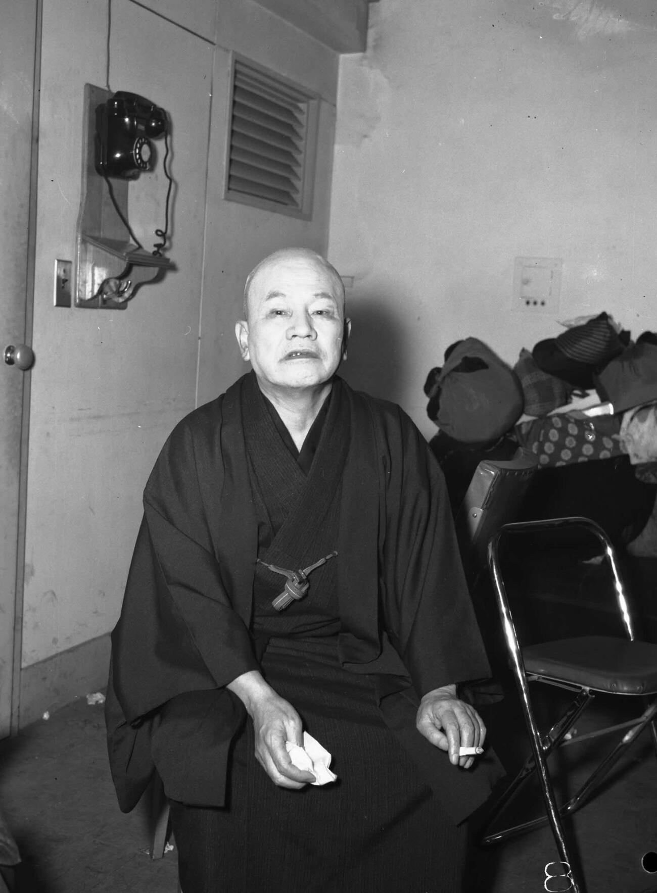 5代目古今亭志ん生（1953年撮影）