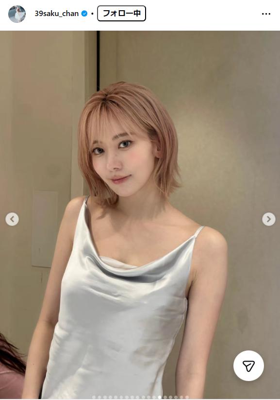 ルセラフィムSAKURAのインスタグラムから