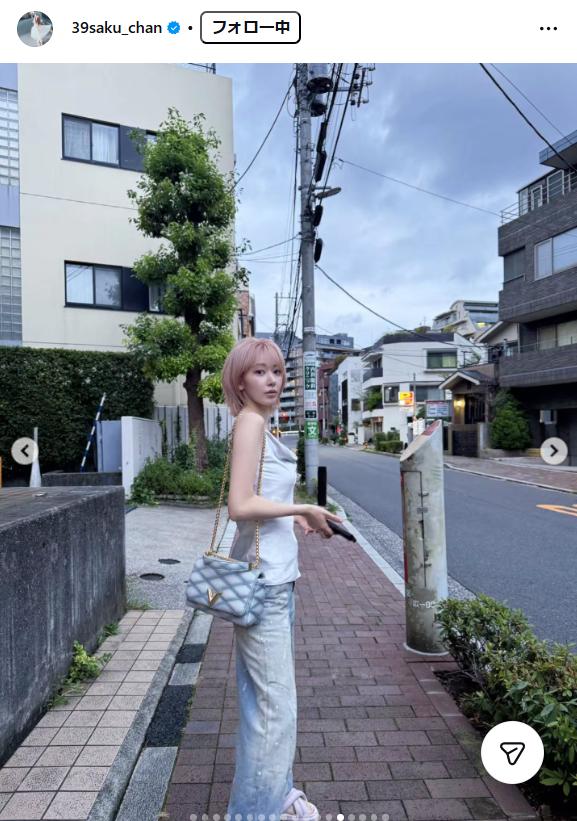 ルセラフィムSAKURAのインスタグラムから