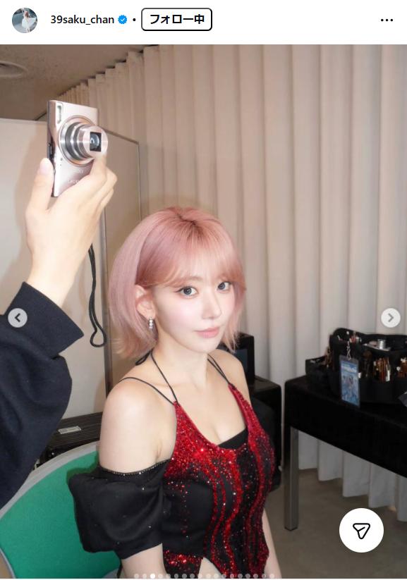 ルセラフィムSAKURAのインスタグラムから