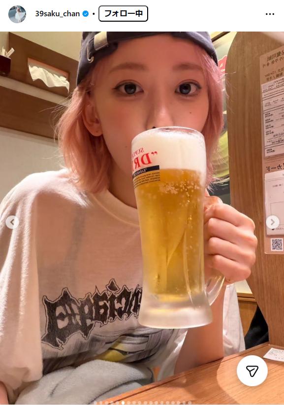 ルセラフィムSAKURAのインスタグラムから