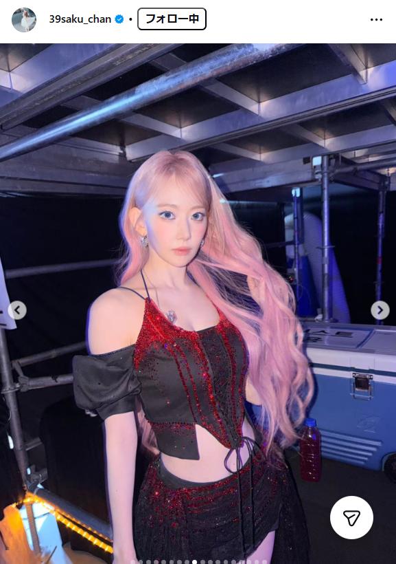 ルセラフィムSAKURAのインスタグラムから