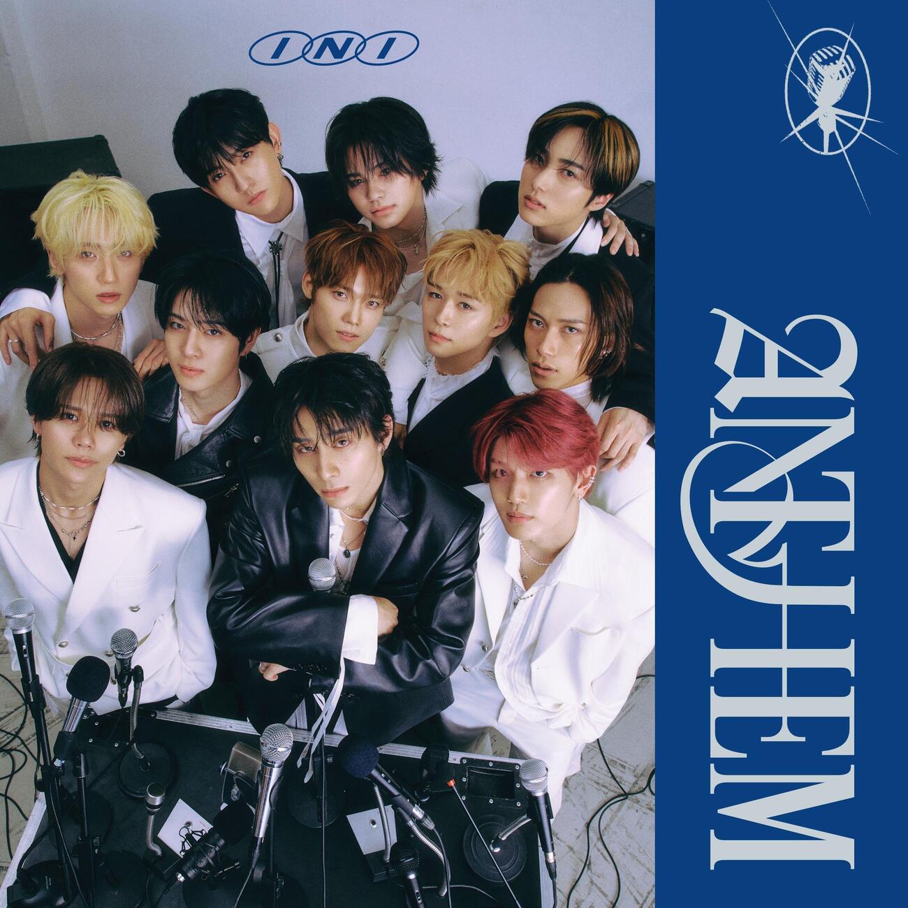 INI9枚目シングル「ANTHEM」ジャケット写真（（C）LAPONE ENTERTAINMENT）