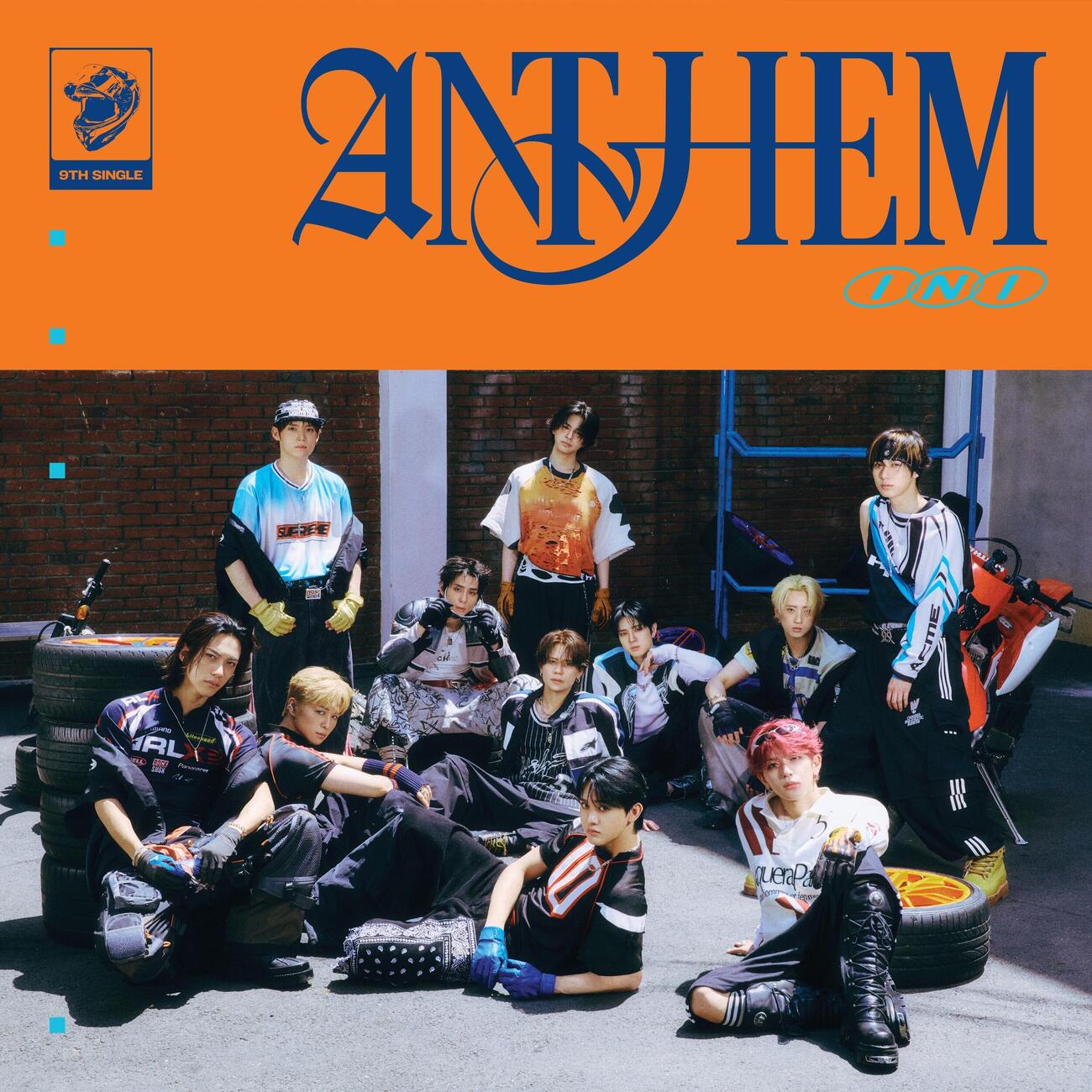 INI9枚目シングル「ANTHEM」ジャケット写真（（C）LAPONE ENTERTAINMENT）