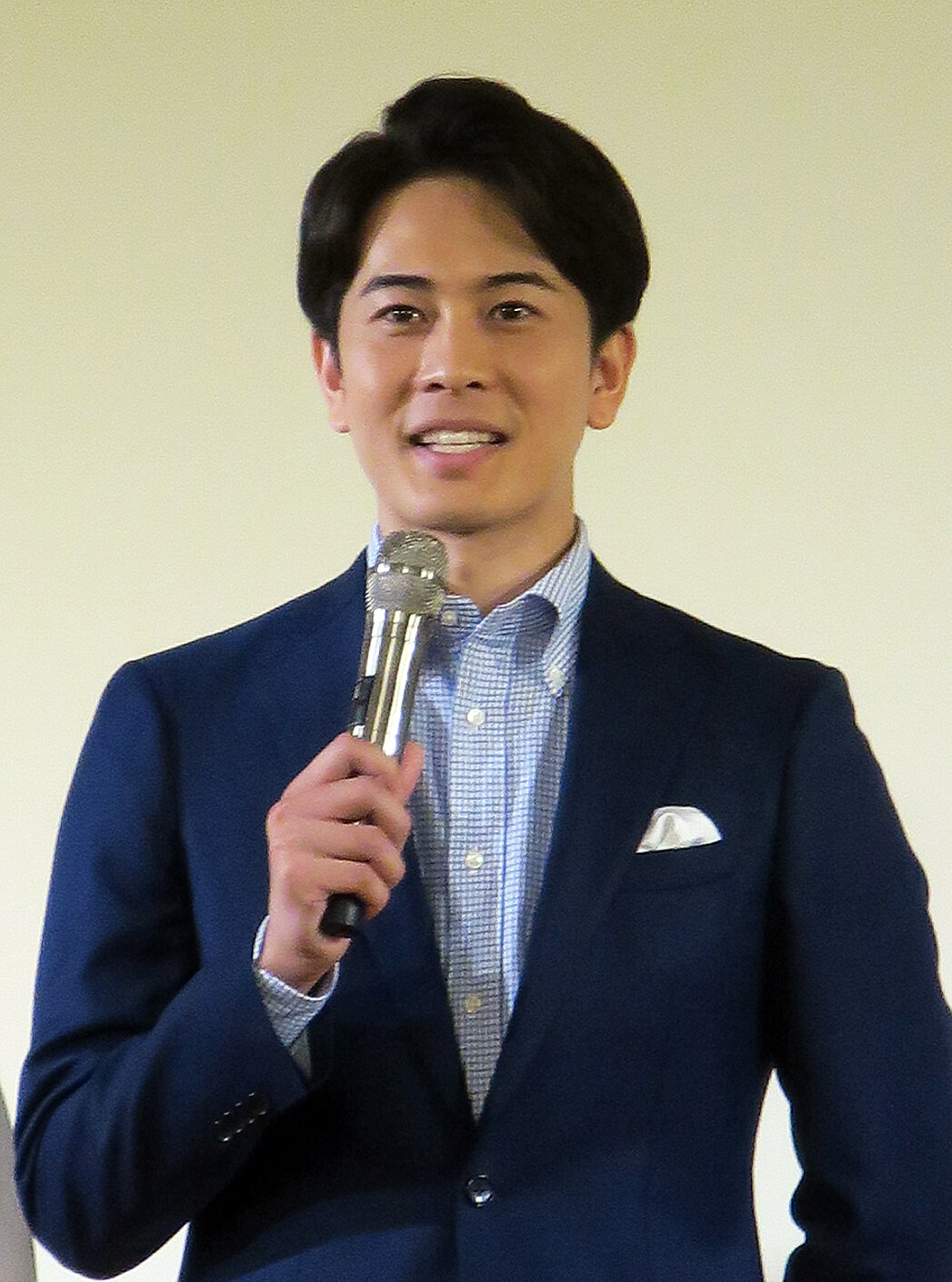 「暑すぎる夏を終わらせるWEEK『2050年の天気予報（Ver.2）』メディア説明会」に登壇したテレビ朝日佐々木快アナウンサー
