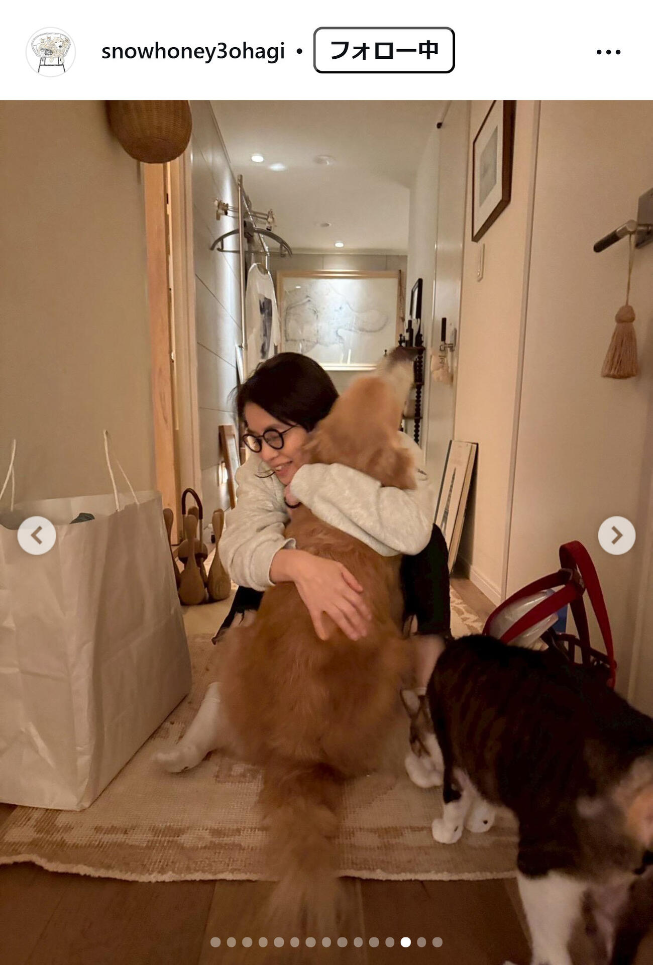 石田ゆり子のインスタグラムから