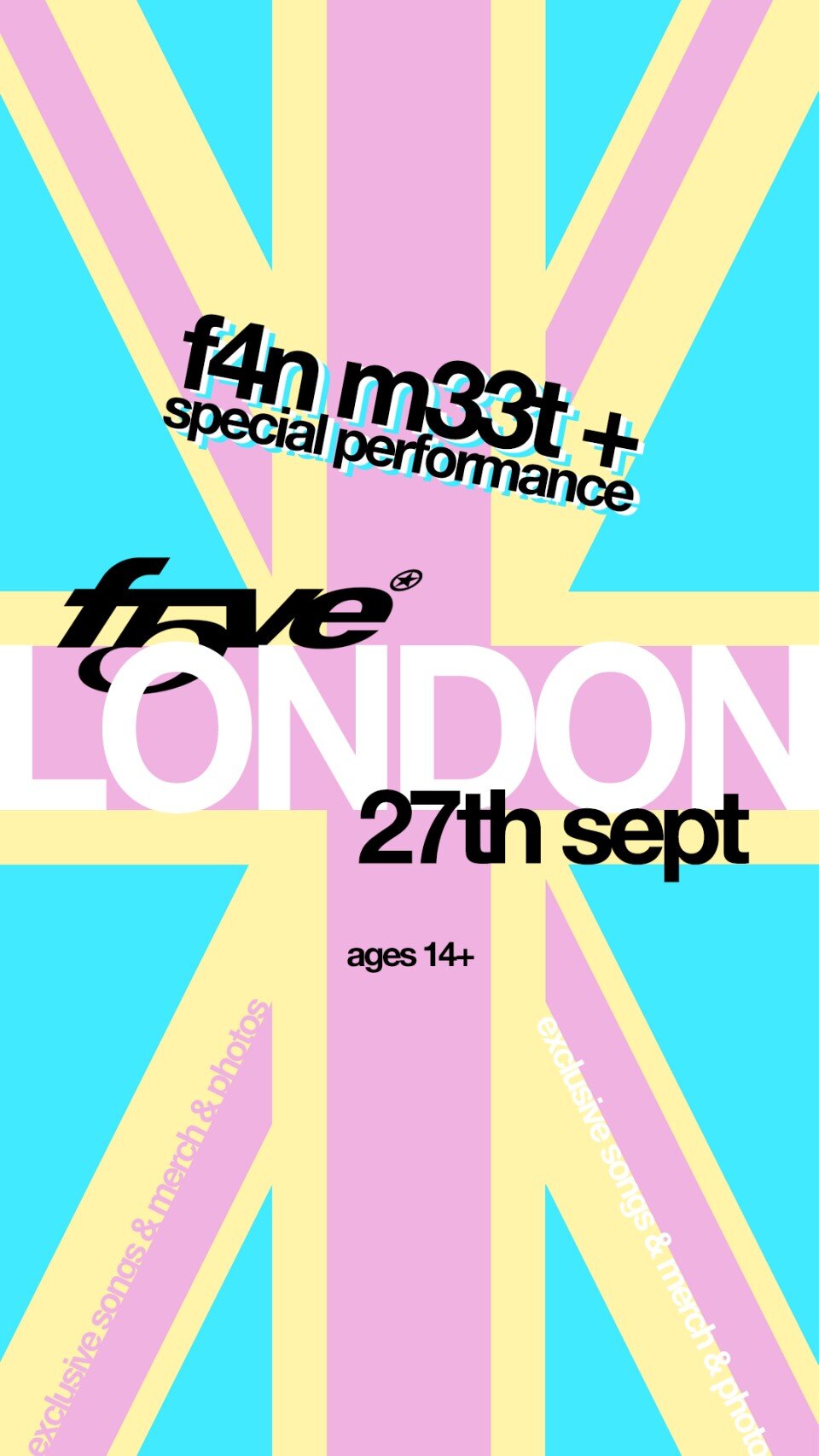 「f5ve：f4n m33t＋special performance」ポスター画像