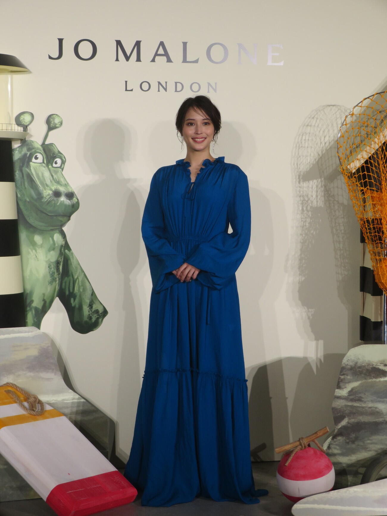英国発フレグランスブランド「JO MALONE LONDON」の「シー　ソルト　アドベンチャー」ポップアップイベントフォトコールに出席した広瀬アリス（撮影・川田和博）
