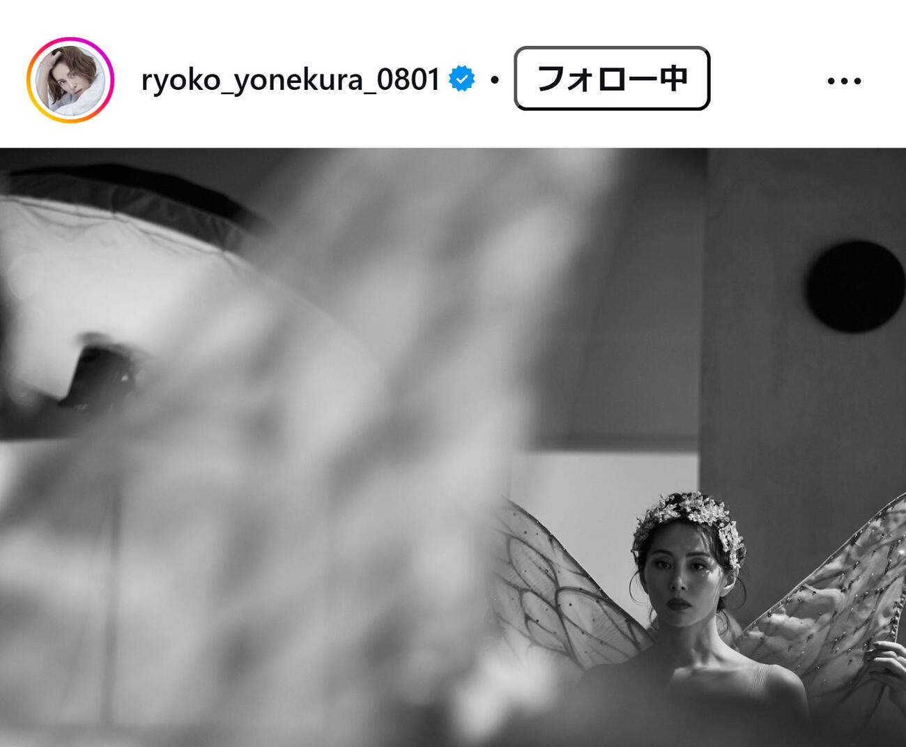 米倉涼子のインスタグラムから