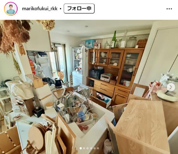 福居万里子アナのインスタグラムから