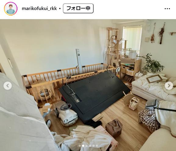 福居万里子アナのインスタグラムから
