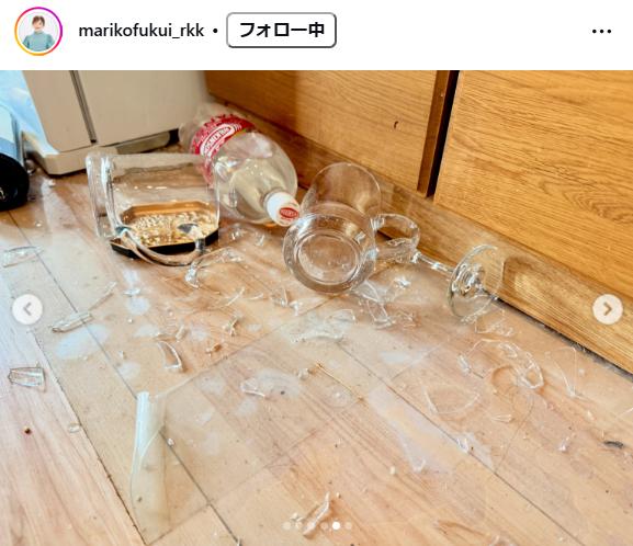 福居万里子アナのインスタグラムから