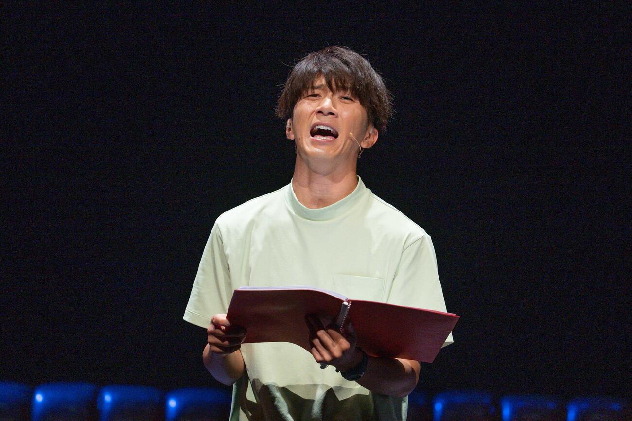 朗読劇「たもつん」に出演した濱田崇裕