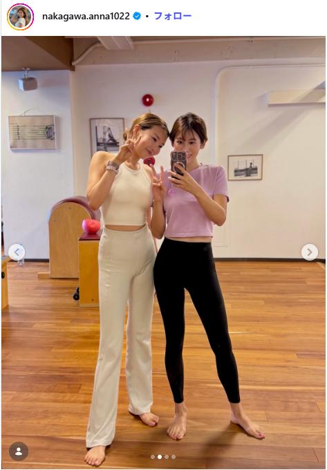 中川安奈のインスタグラムから