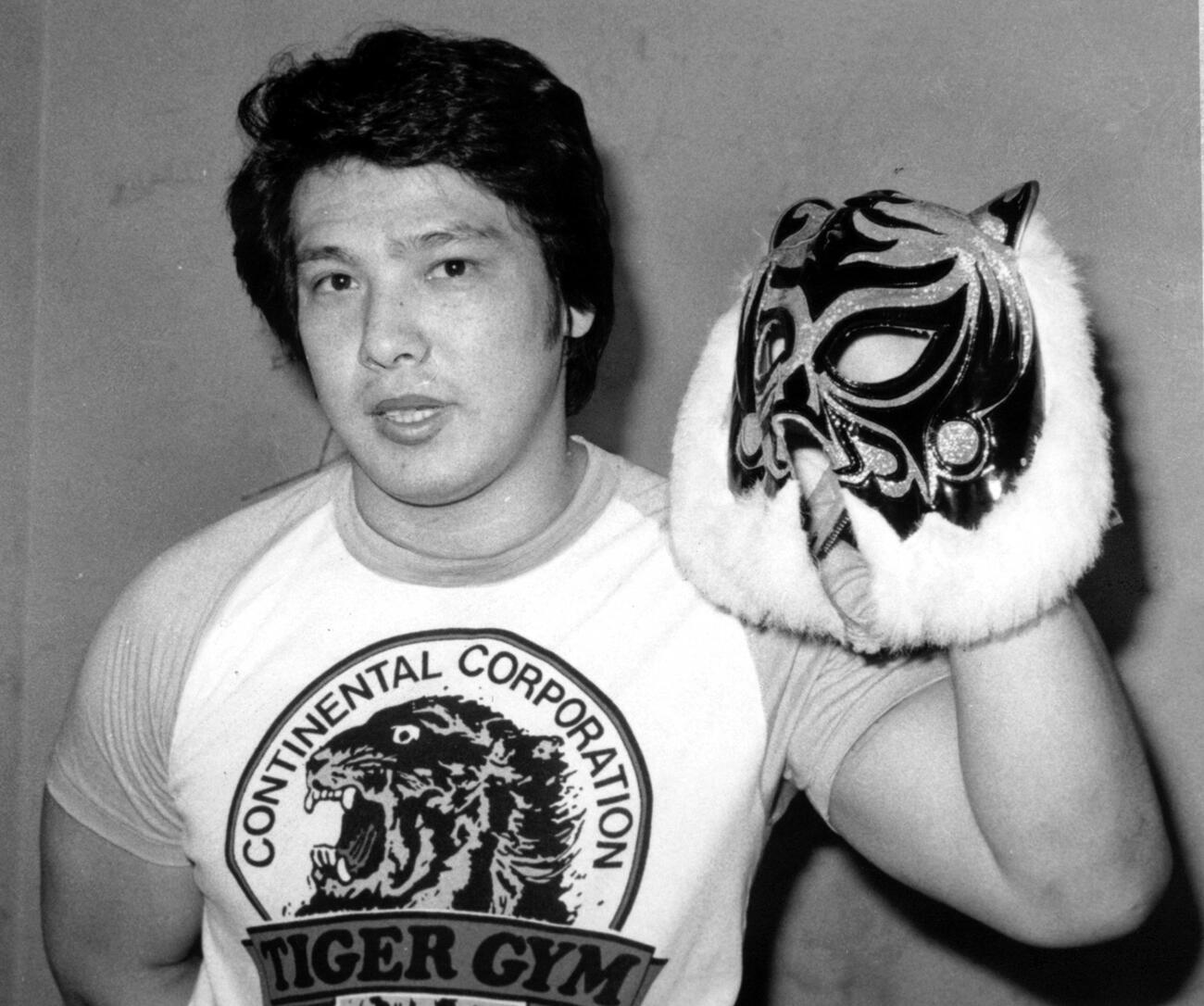 初代タイガーマスクの佐山聡（1984年撮影）