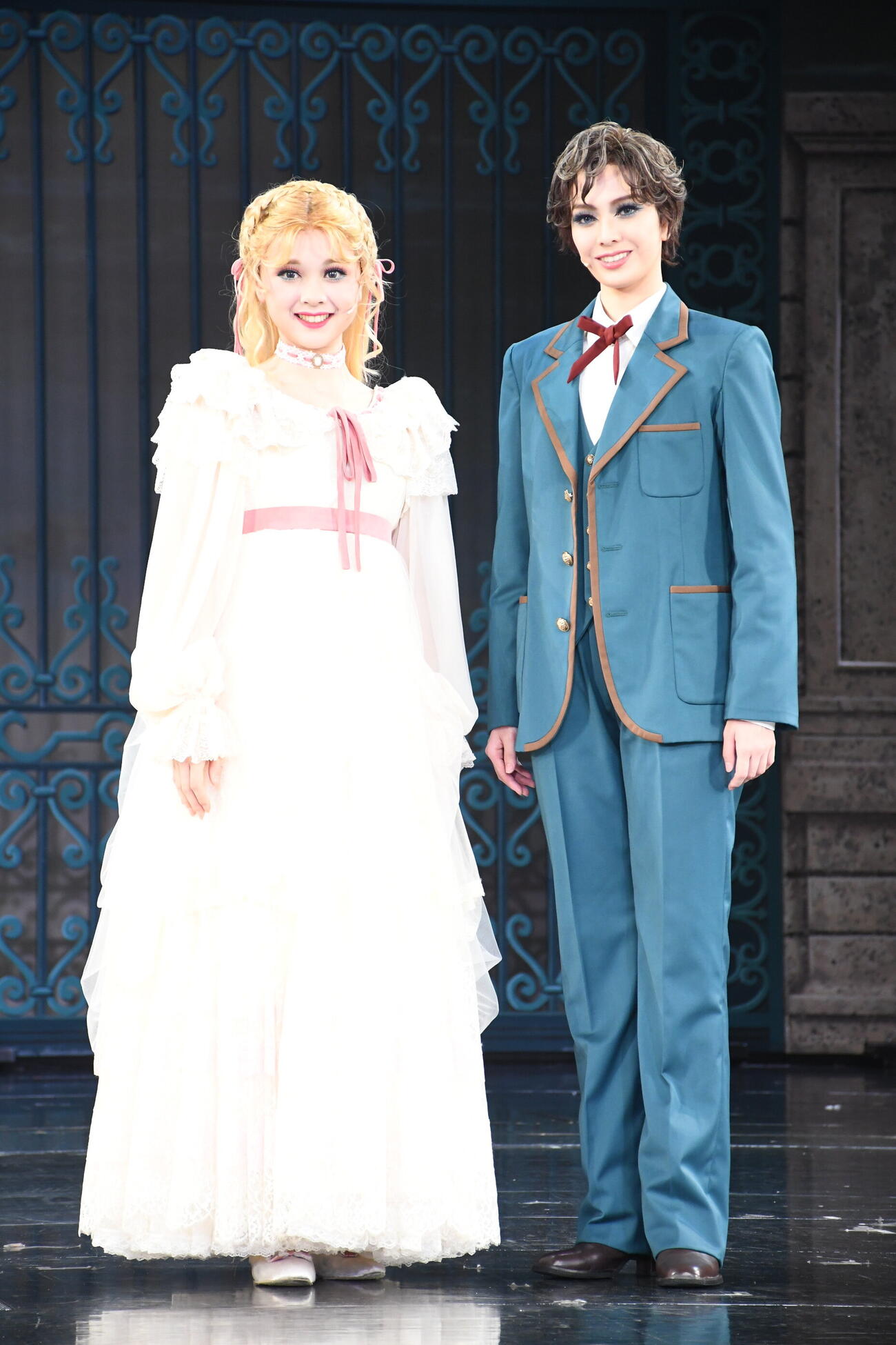 「ポーの一族」新人公演で主演を務めた華世京（右）と澄花まい（撮影・阪口孝志）
