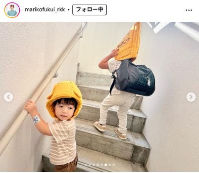 福居万里子アナのインスタグラムから
