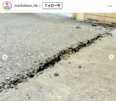 福居万里子アナのインスタグラムから