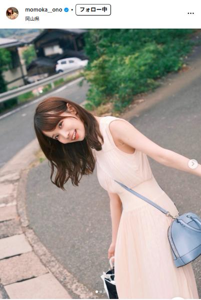 テレビせとうち小野桃果アナウンサーのインスタグラムから
