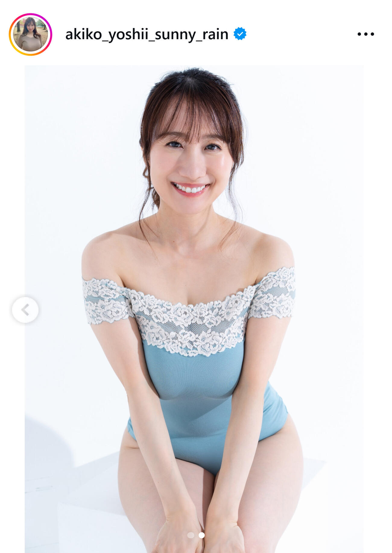 吉井明子さんのインスタグラムから