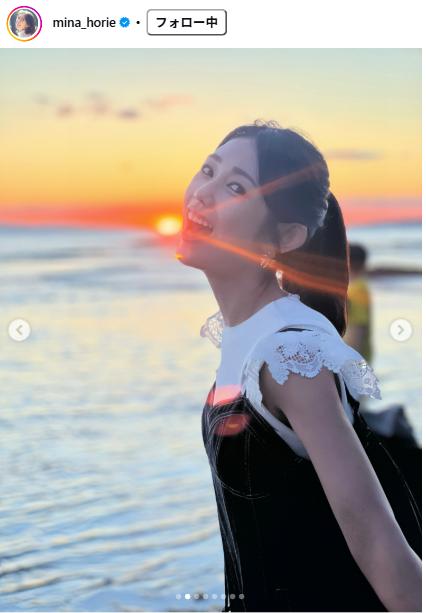 堀江聖夏のインスタグラムから