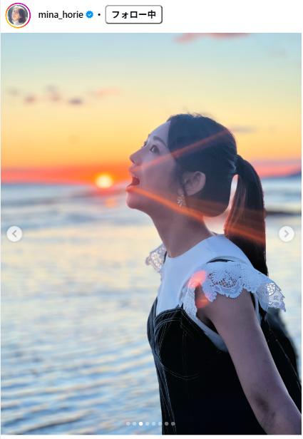 堀江聖夏のインスタグラムから