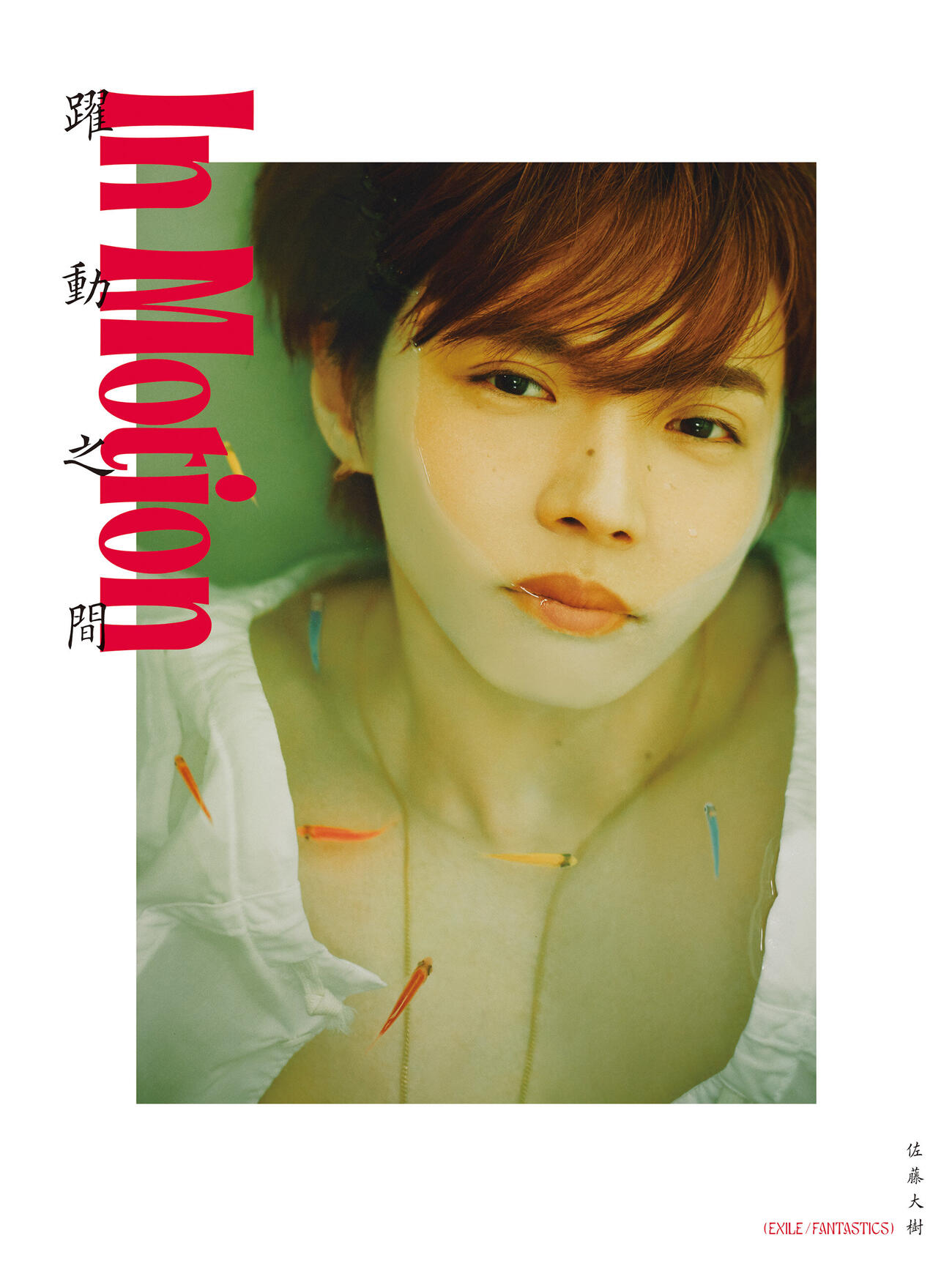 佐藤大樹2nd写真集「In Motion」書影（「In Motion」佐藤大樹（EXILE／FANTASTICS）撮影：SASU TEI／幻冬舎）