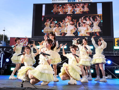 【神宮花火】≒JOYが神宮球場でキュートにパフォーマンス「名前だけでも覚えて」