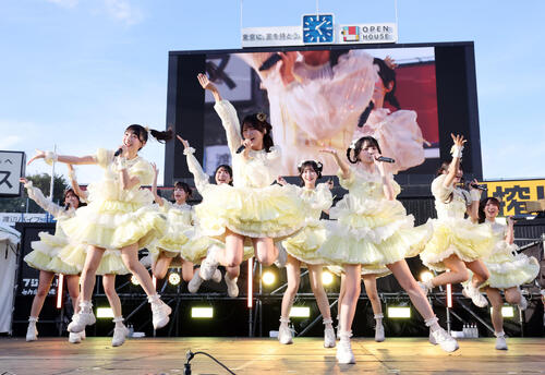 【写真特集】≒JOYが可憐なステージ、MYERAが圧巻のパフォーマンス披露／神宮花火１