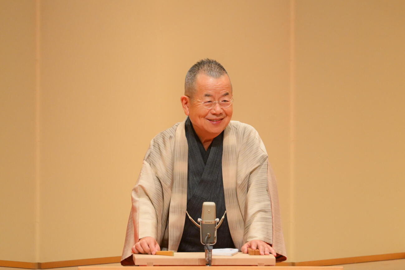 大阪・なんばグランド花月で「吉例88　独演会」を行った桂文珍