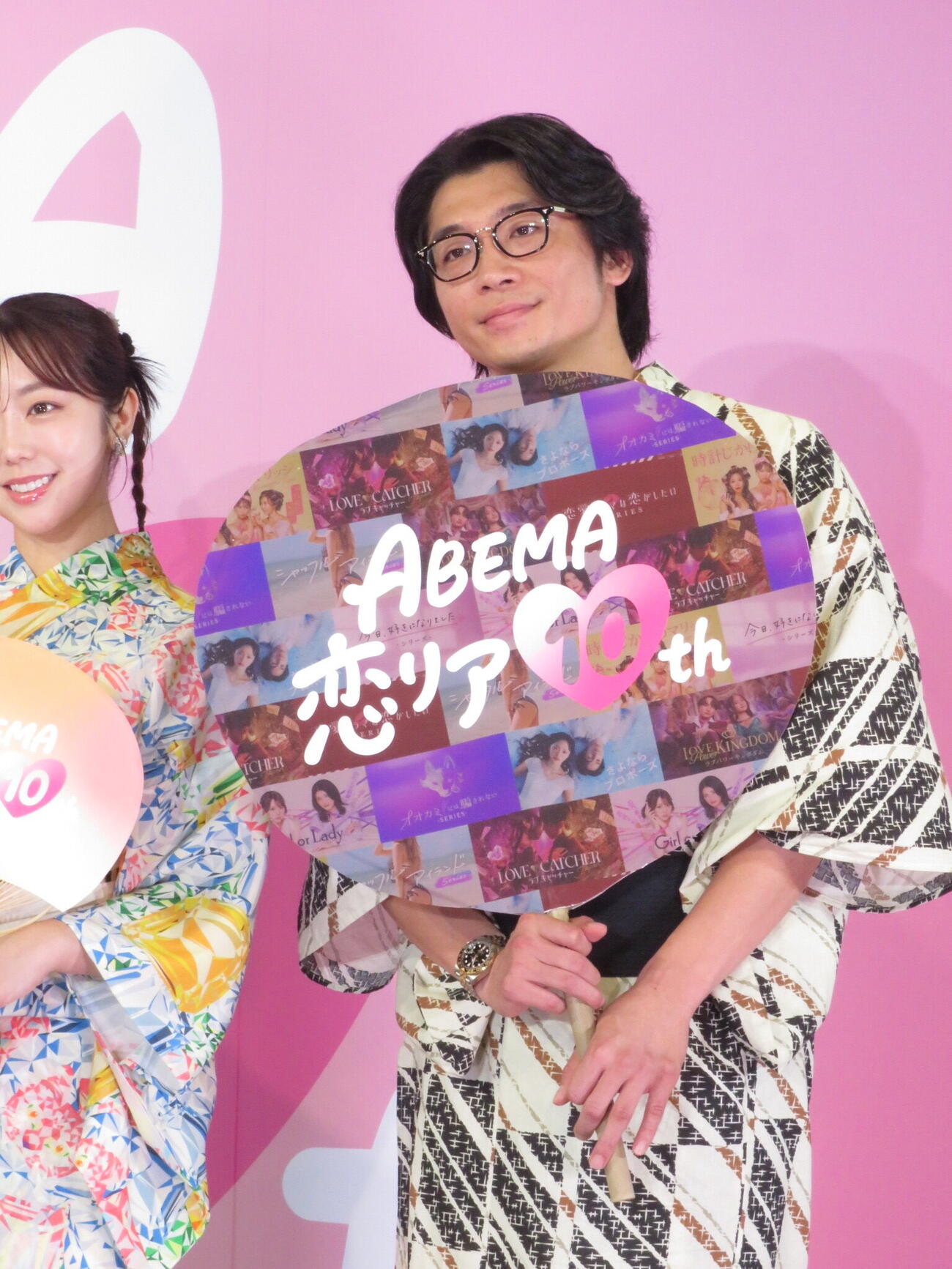 「ABEMA　恋リア　10th『恋の神回診断所』開催記者会見」に出席したさや香新山