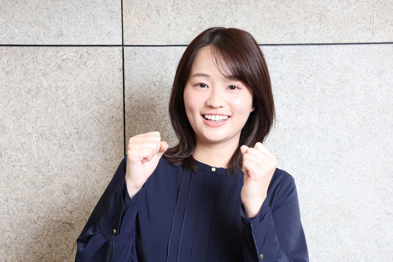TBS篠原梨菜アナ（2024年12月撮影）