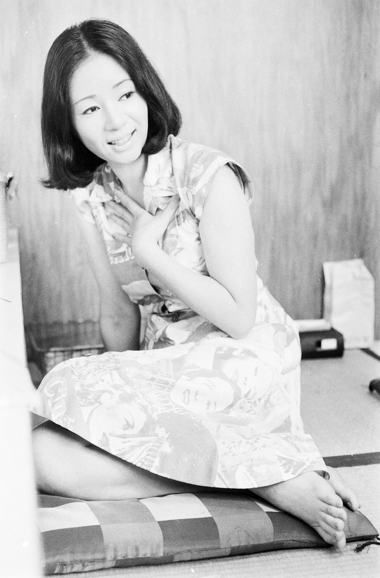 小川真由美さん（1975年撮影）