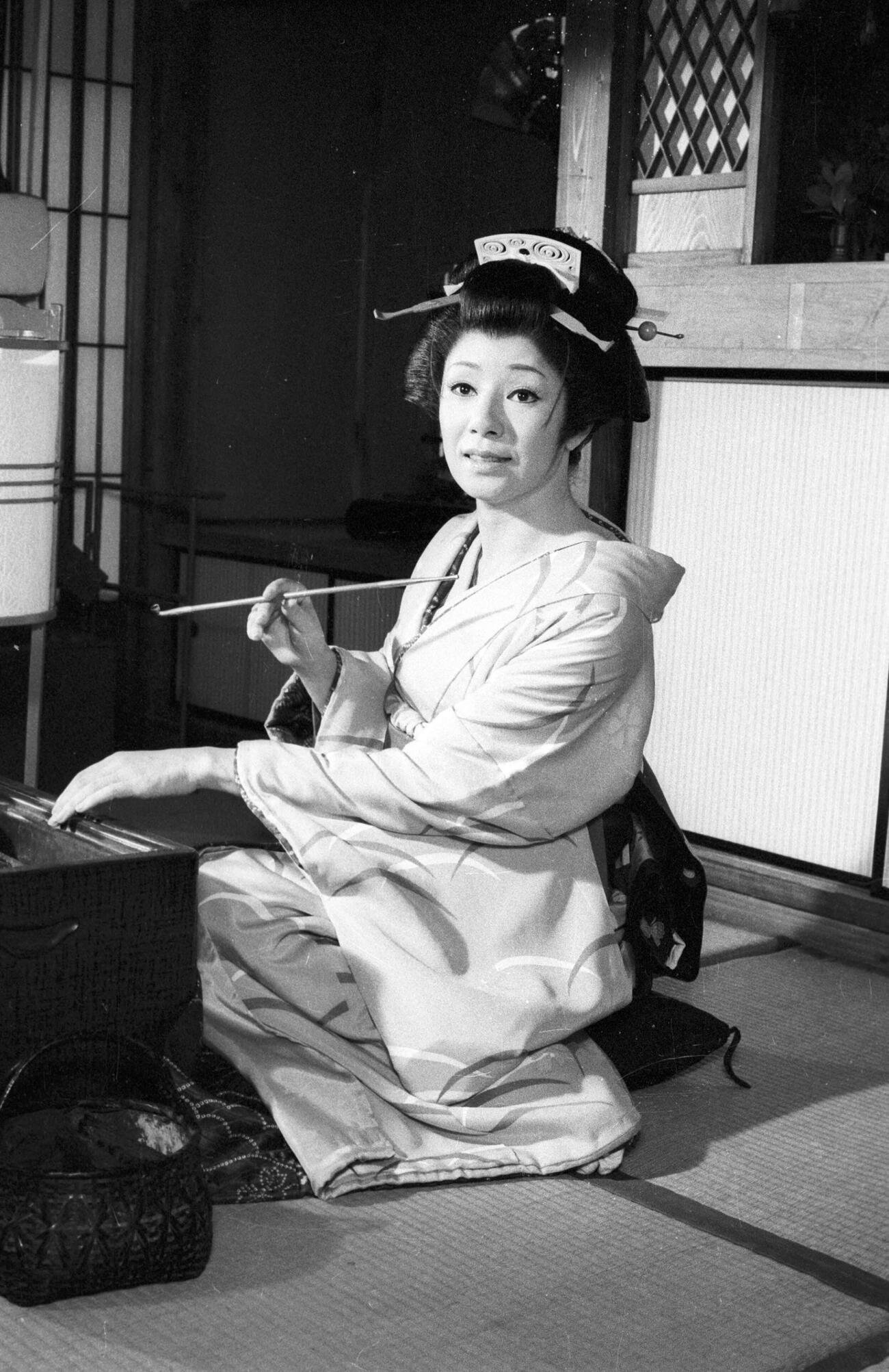 小川真由美（1973年撮影）