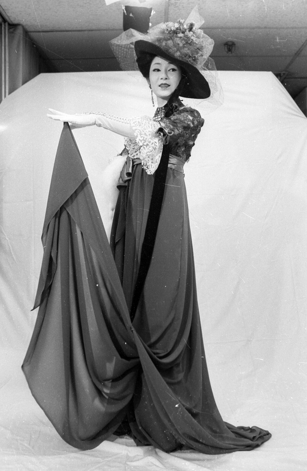 小川真由美さん（1977年撮影）