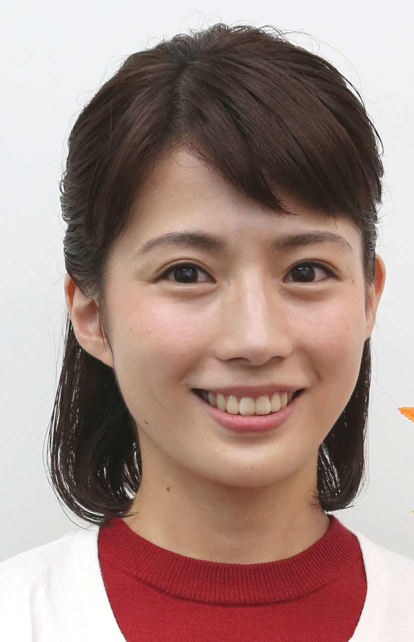 テレ朝田中萌アナ（2015年撮影）