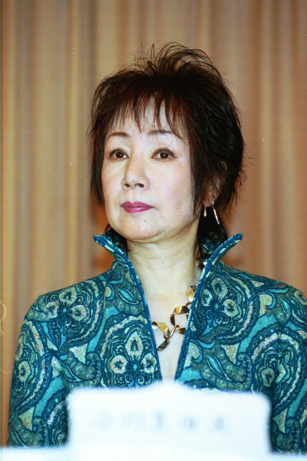 小川真由美さん（2001年撮影）