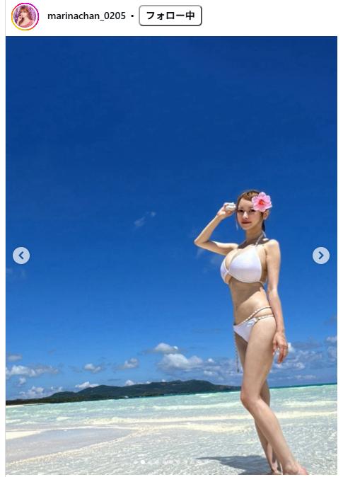 まりなのインスタグラムから
