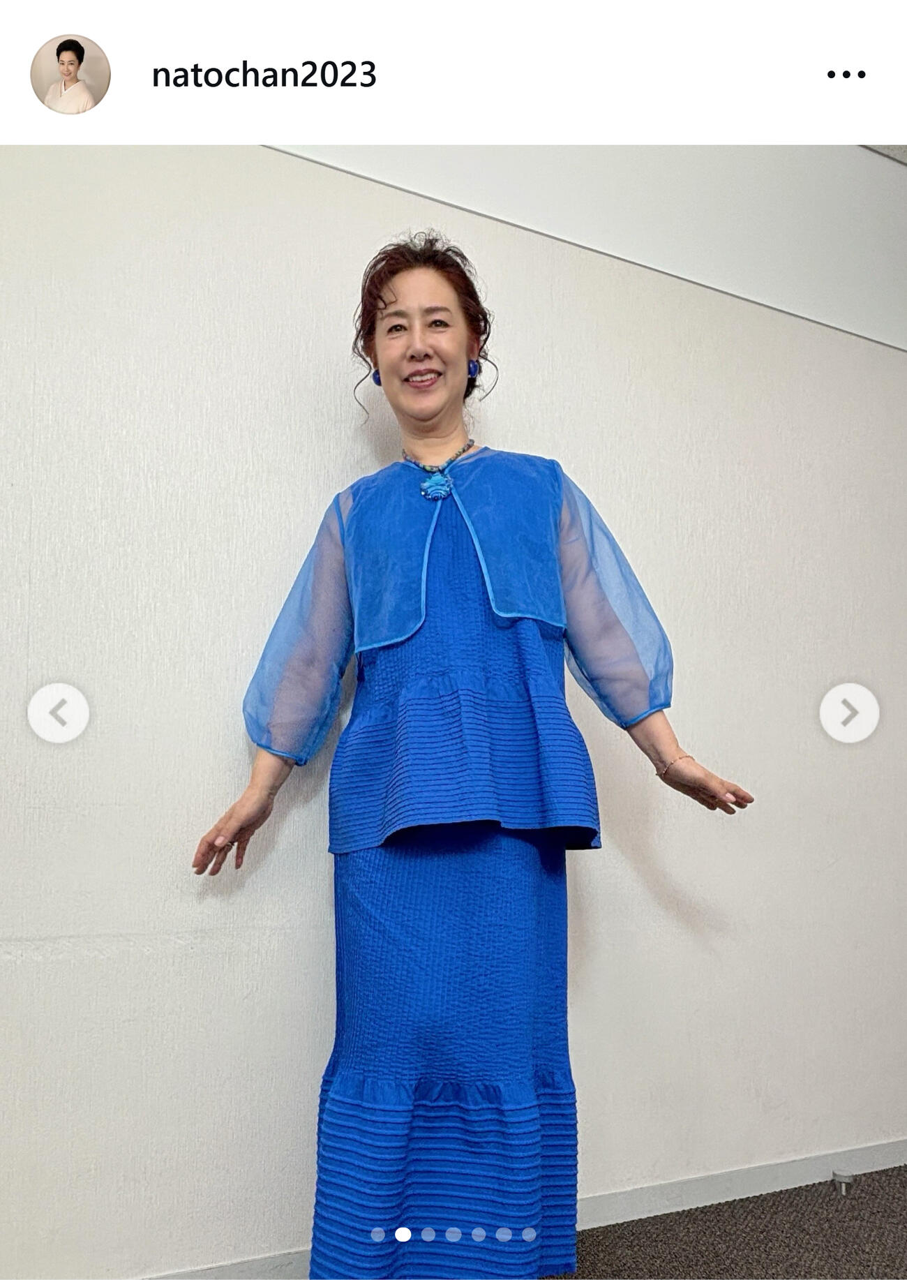 名取裕子のインスタグラムから