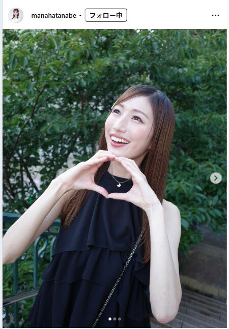 田辺真南葉のインスタグラムから