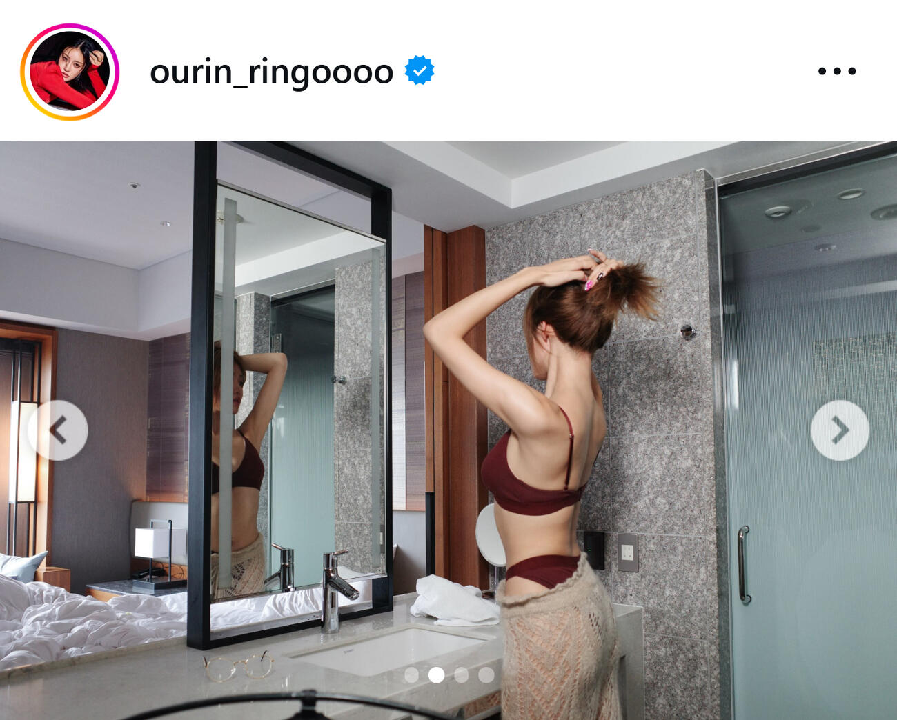 王林のインスタグラムから