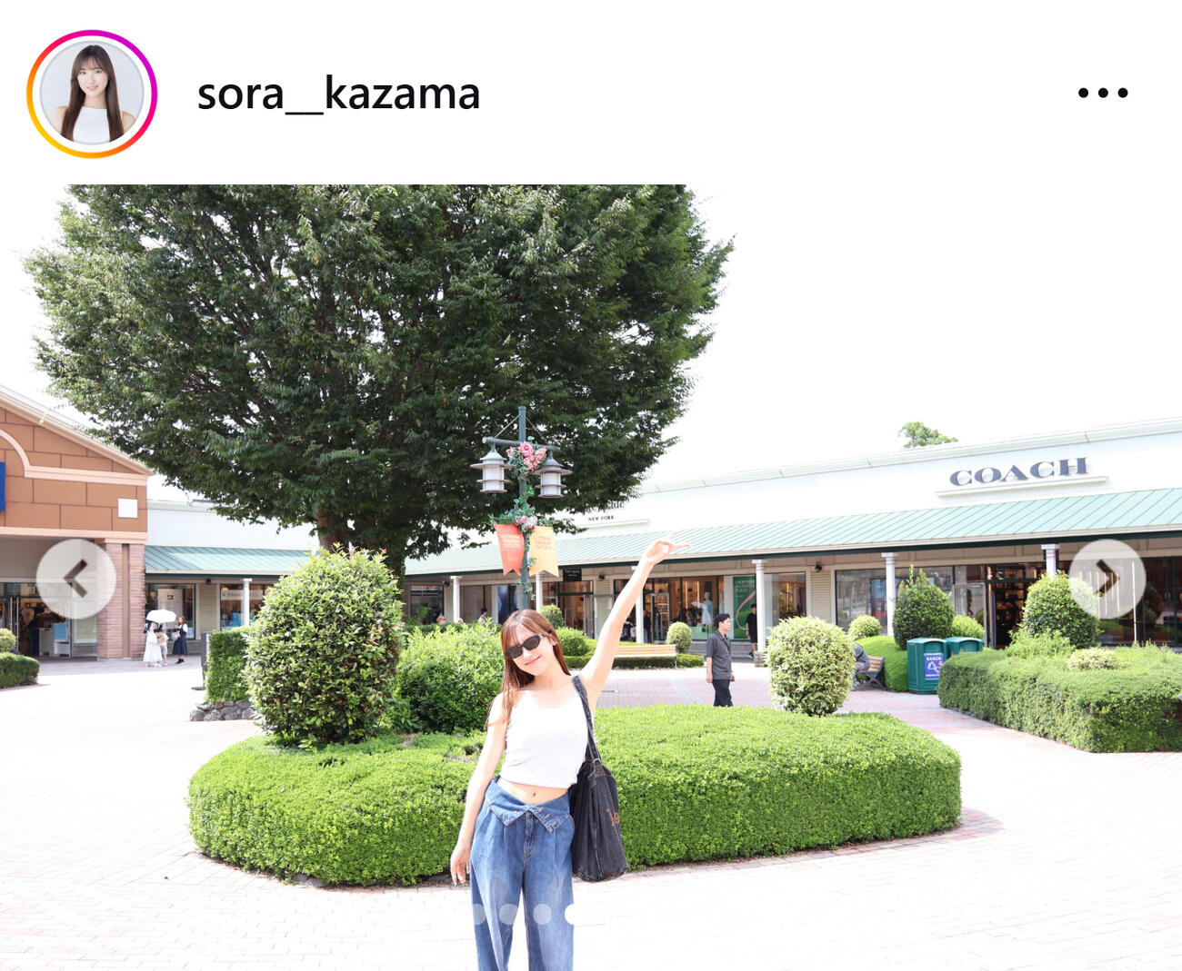 風間そらのインスタグラムから