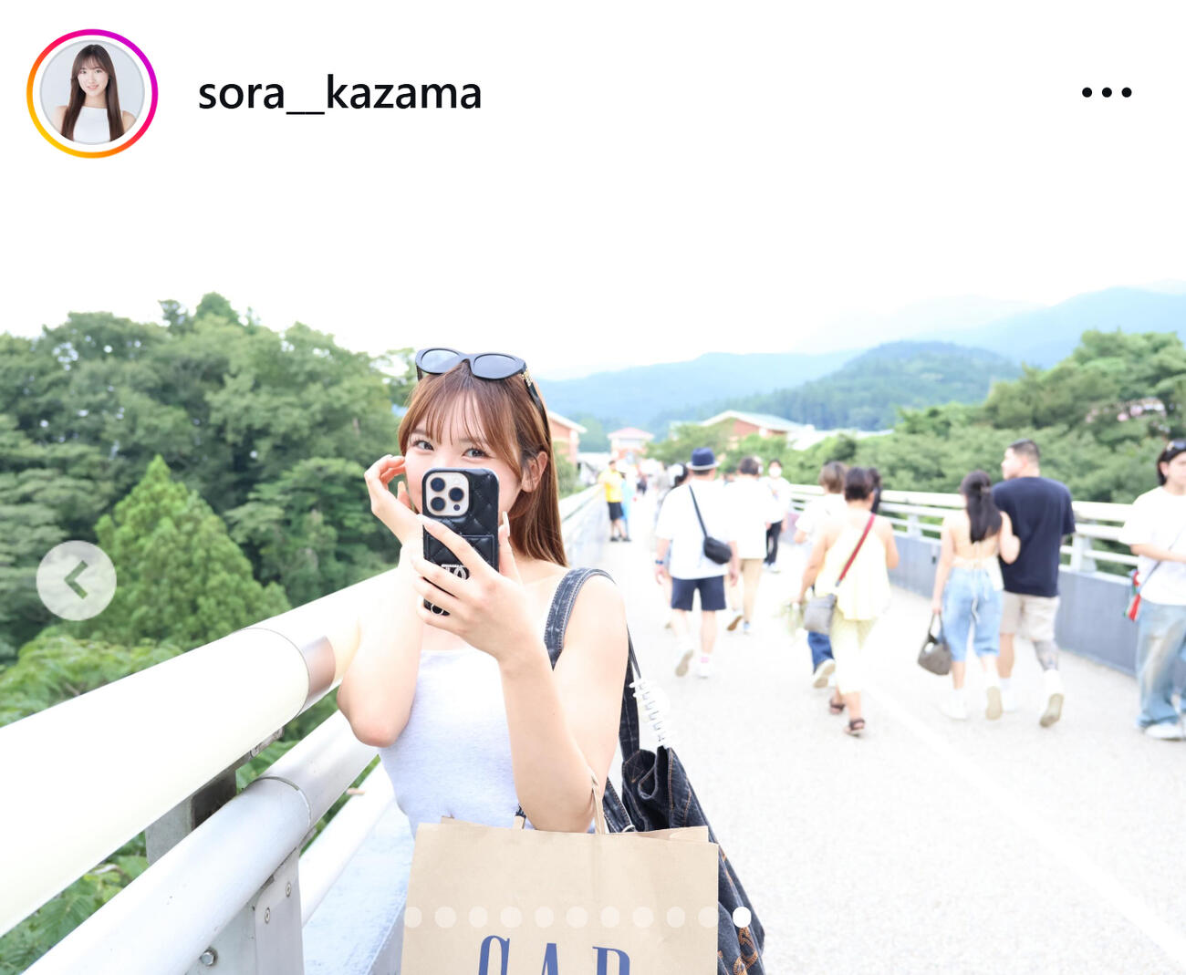 風間そらのインスタグラムから